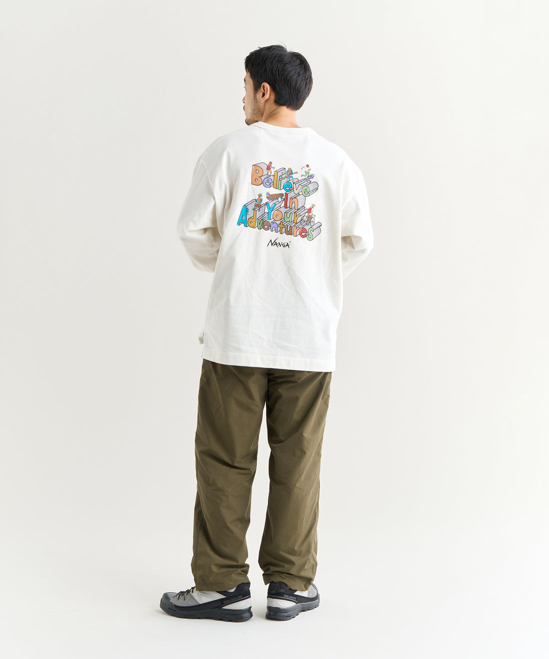 着用モデル：メンズ 180cm ／ 着用サイズ：L