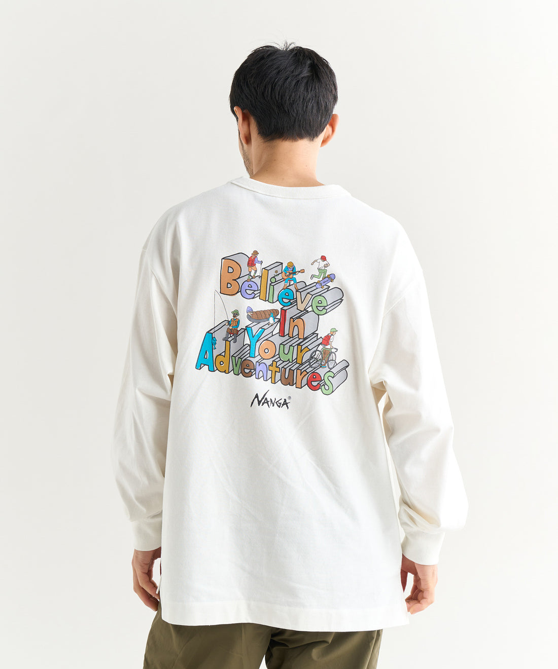 着用モデル：メンズ 180cm ／ 着用サイズ：L