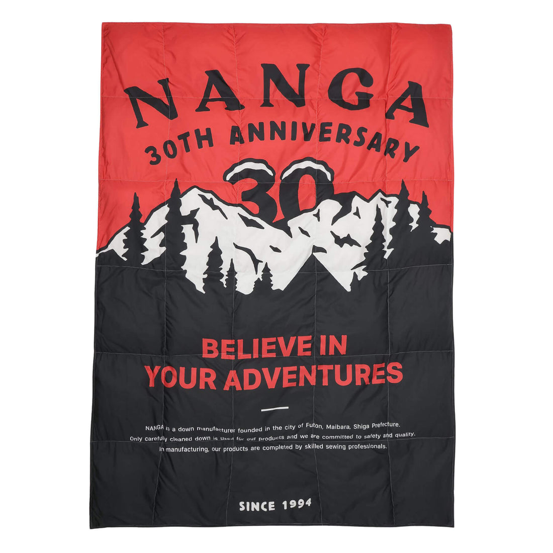 NANGA 30TH ANNIVERSARY DOWN BLANKET SINGLE