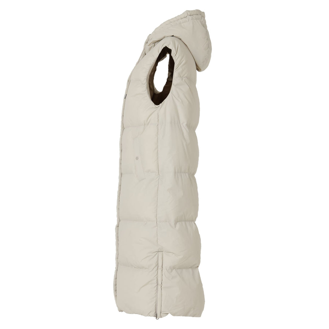 LONG DOWN VEST PARKA W(WOMEN)