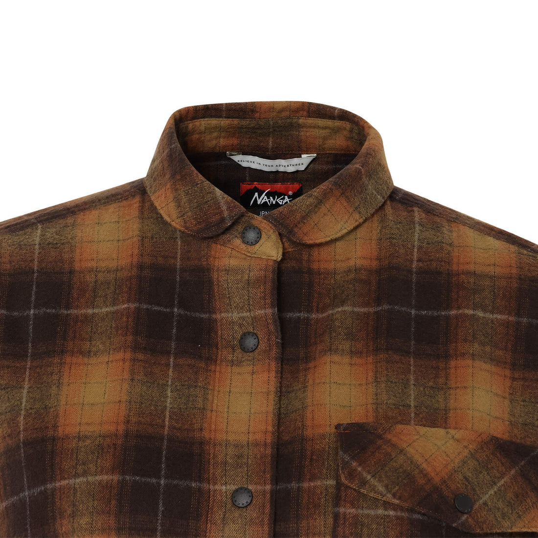 FADE PLAID CAMP SHIRT W(WOMEN)