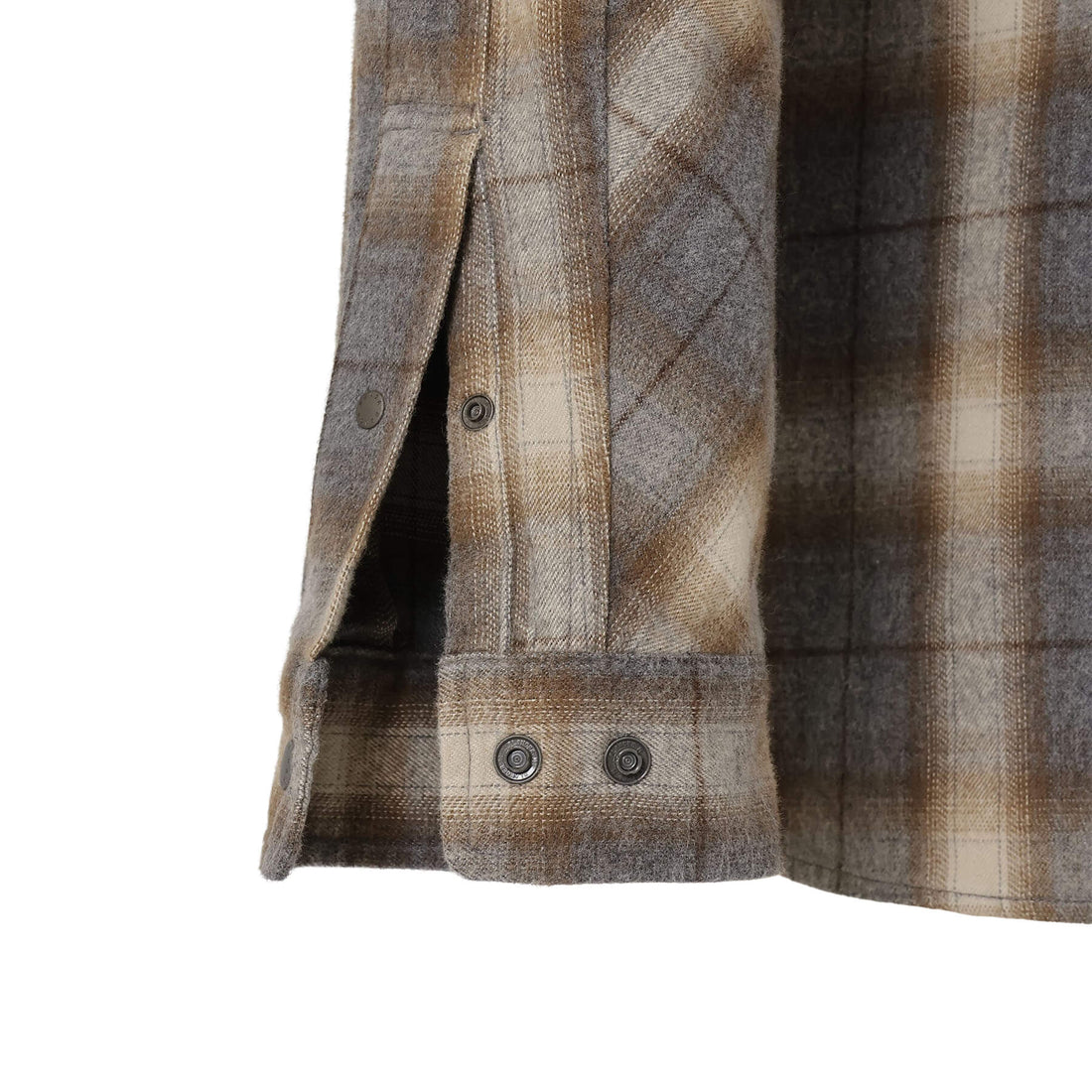 FADE PLAID CAMP SHIRT(MEN)