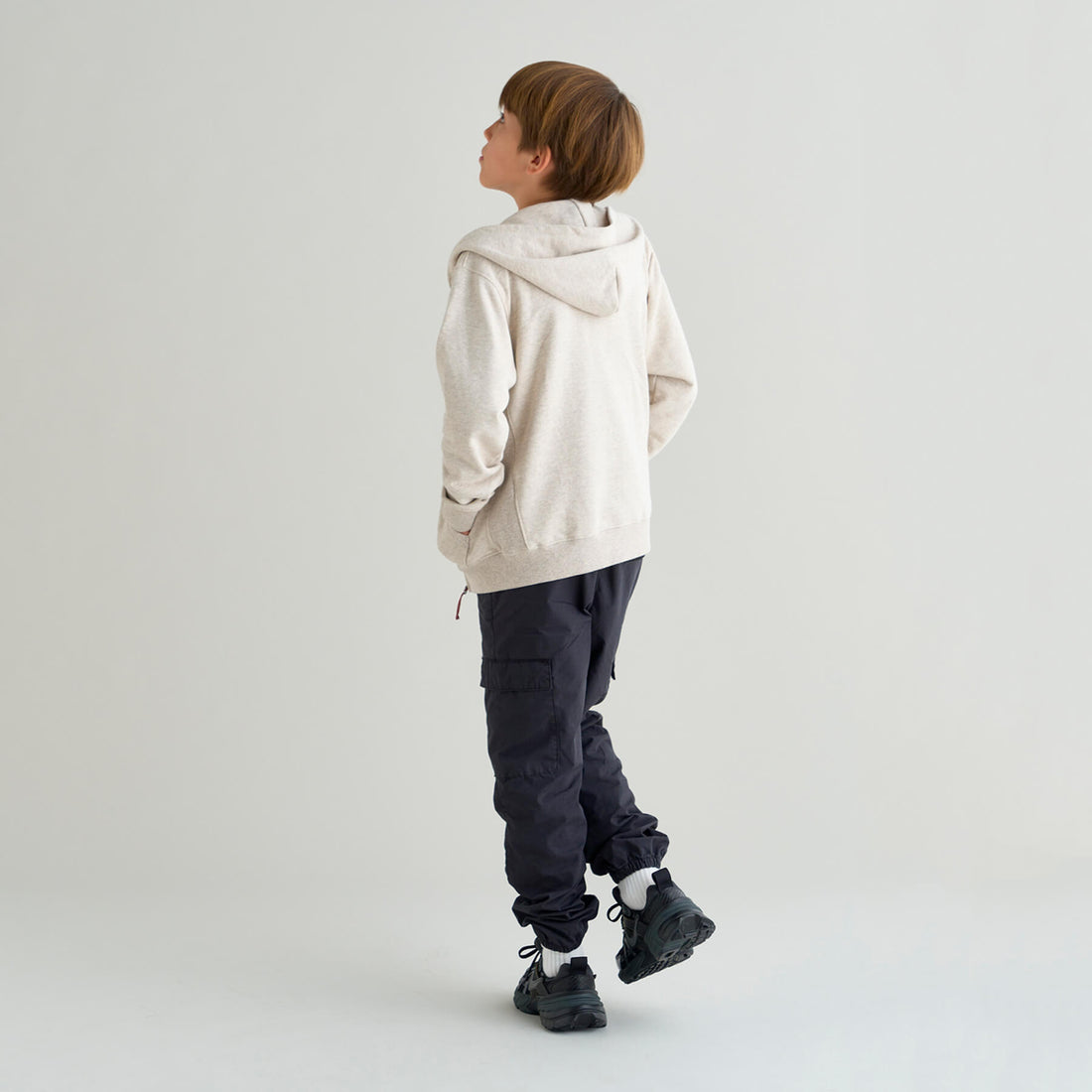 ECO HYBRID KIDS SWEAT ZIP PARKA(KIDS)