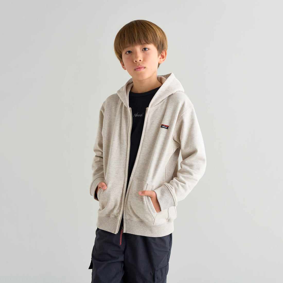 ECO HYBRID KIDS SWEAT ZIP PARKA(KIDS)