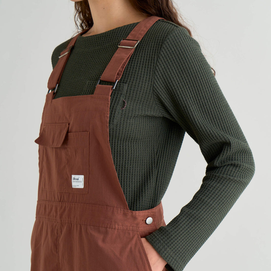 HINOC RIPSTOP FIELD OVERALLS SKIRT W(WOMEN)