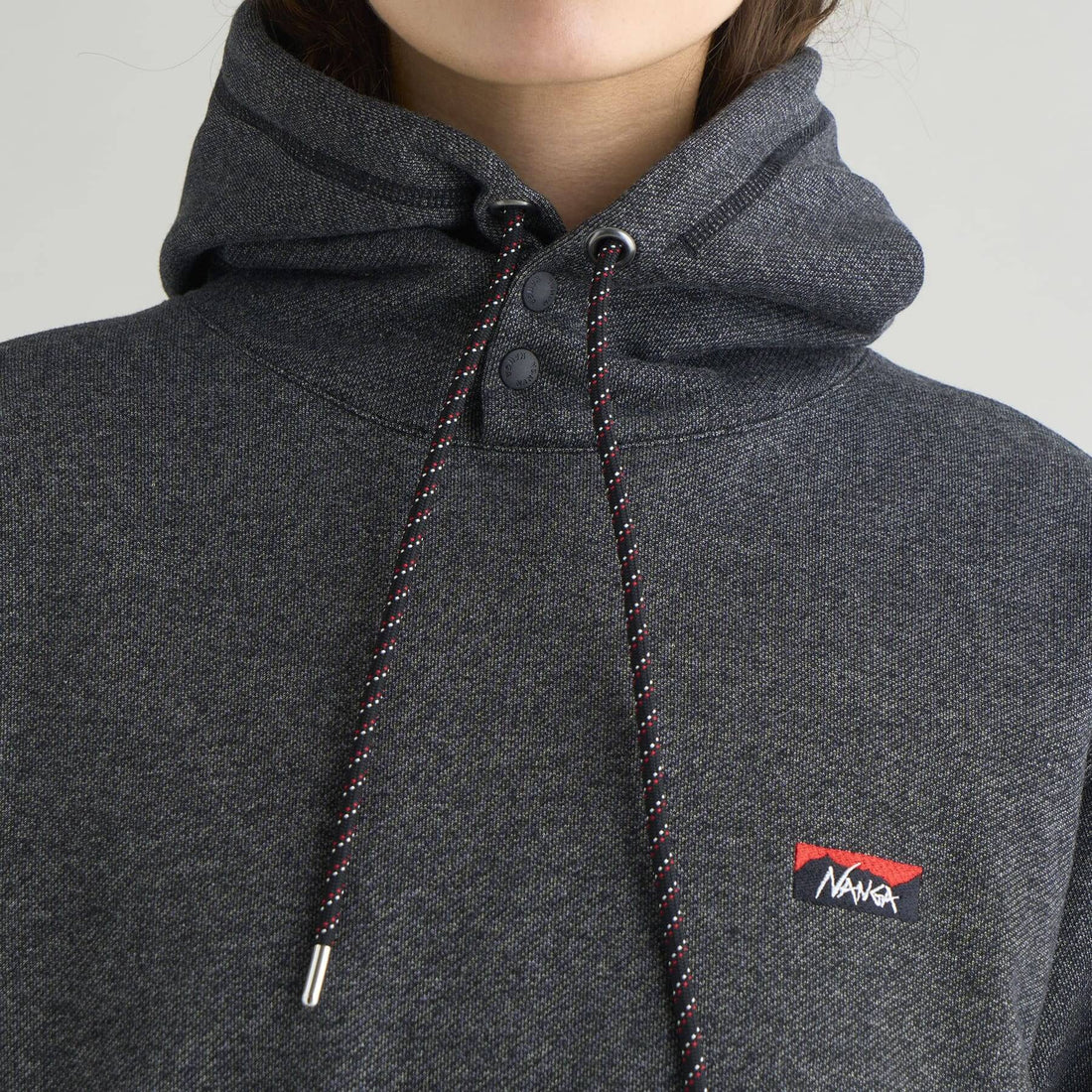 ECO HYBRID MINI BOX LOGO EMBROIDERY SWEAT HOODIE(UNISEX)