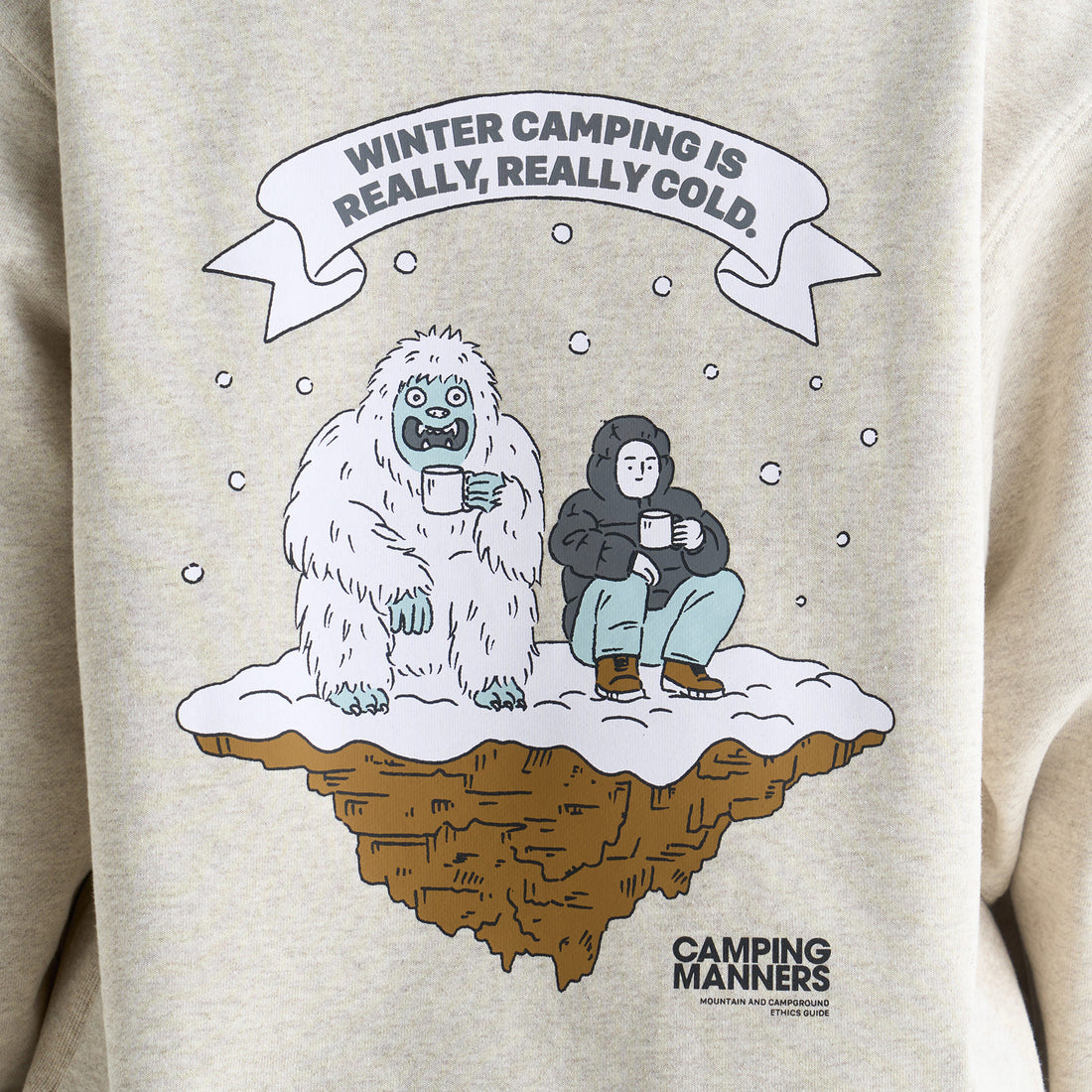 ECO HYBRID CAMPING MANNERS RRC SWEATSHIRT(UNISEX)