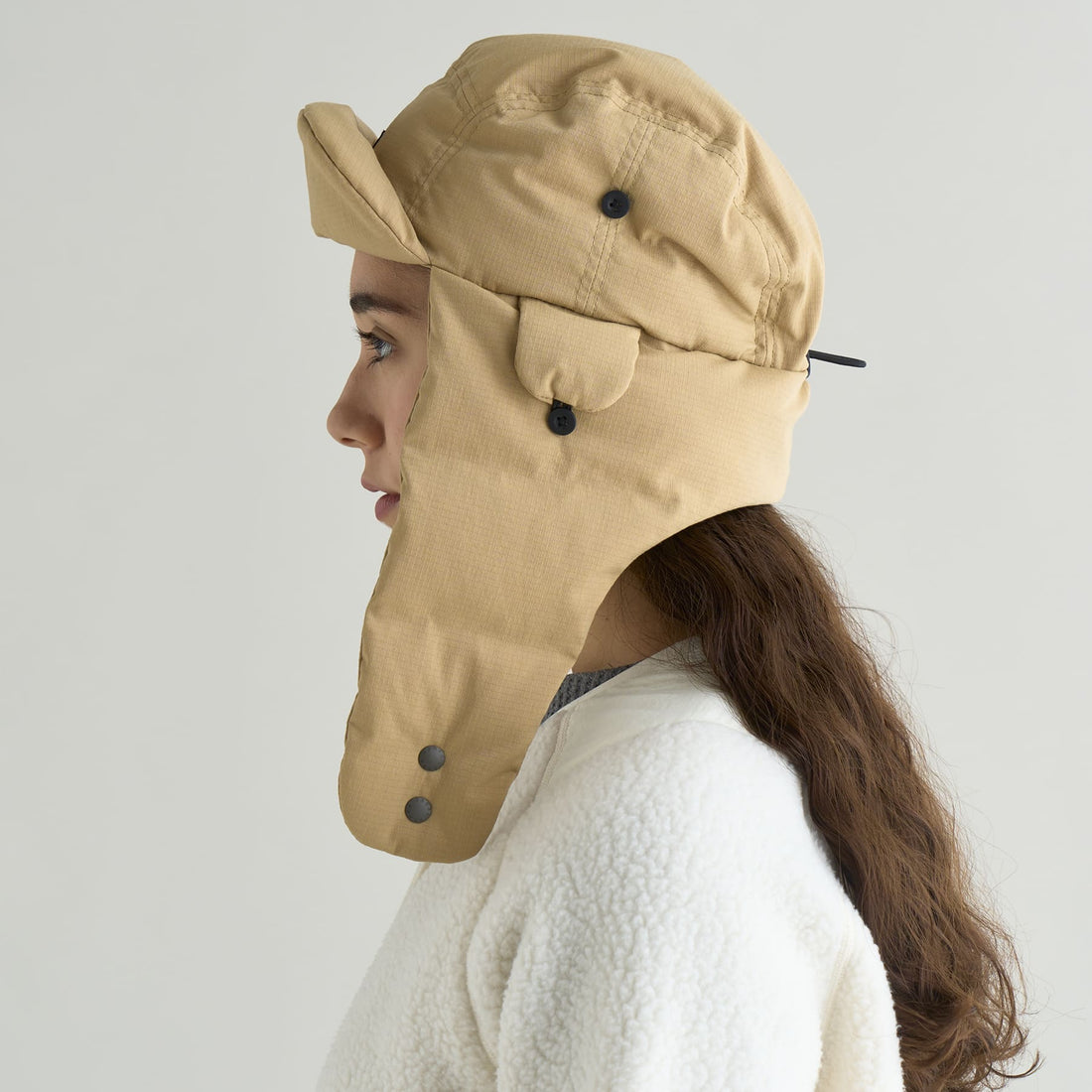 HINOC RIPSTOP DOWN EAR FLAP CAP