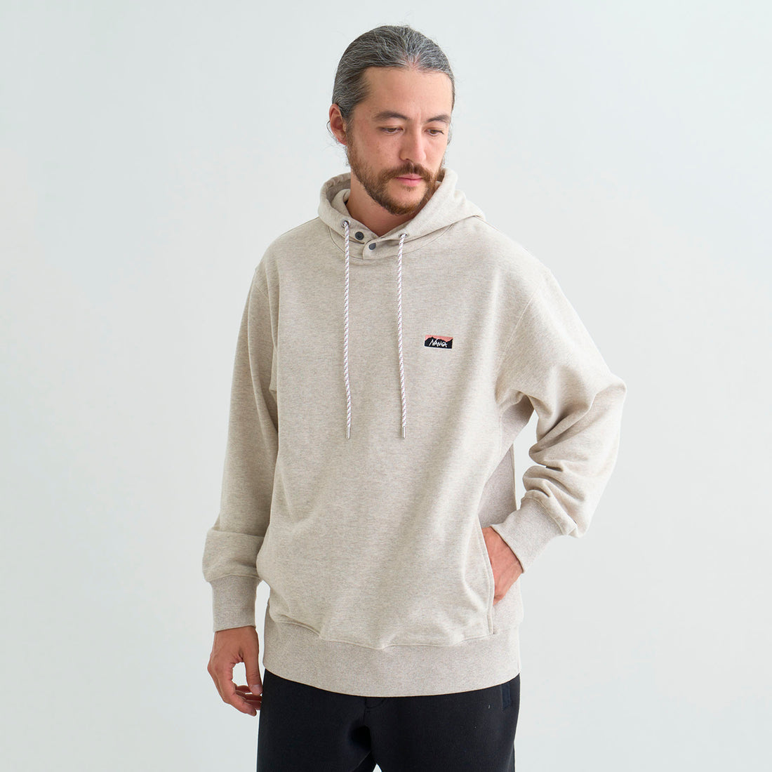 【SPECIAL PRICE】ECO HYBRID MINI BOX LOGO EMBROIDERY SWEAT HOODIE(UNISEX)