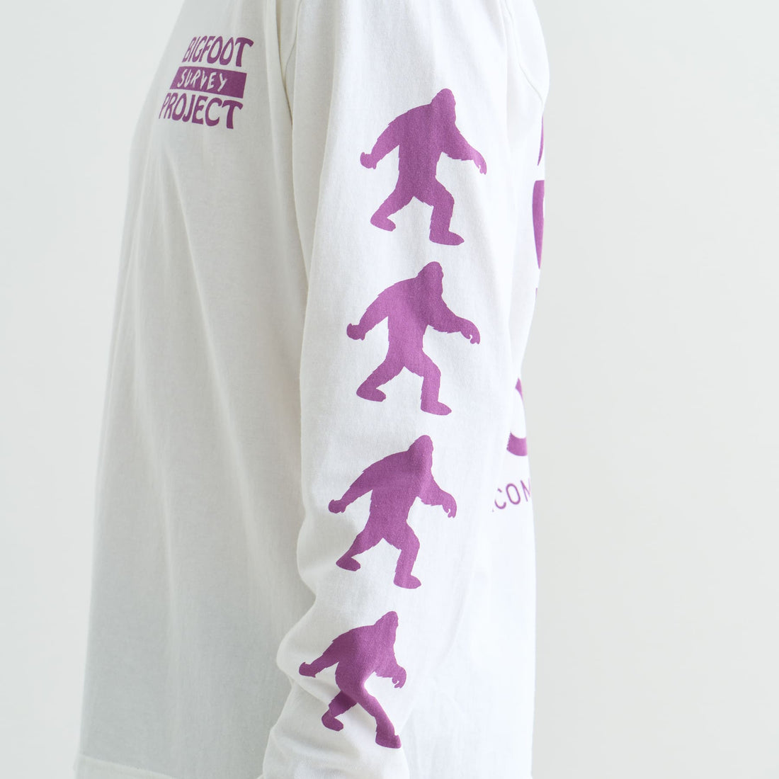 NANGA×TACOMA FUJI RECORDS BIGFOOT SURVEY PROJECT LOGO L/S TEE(UNISEX)