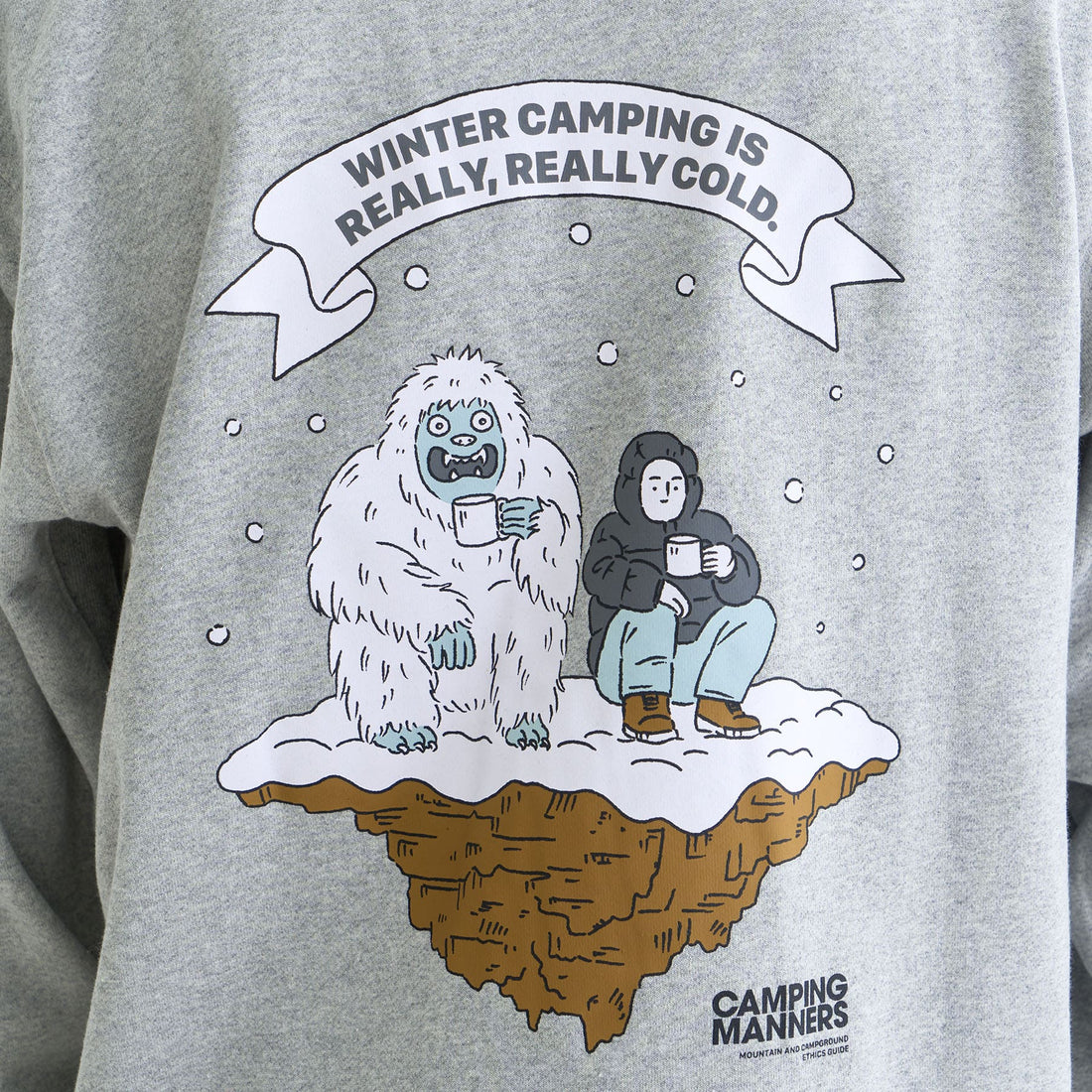 ECO HYBRID CAMPING MANNERS RRC SWEATSHIRT(UNISEX)