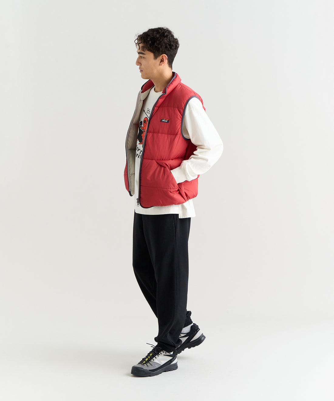 着用モデル：メンズ 183cm ／ 着用サイズ：L