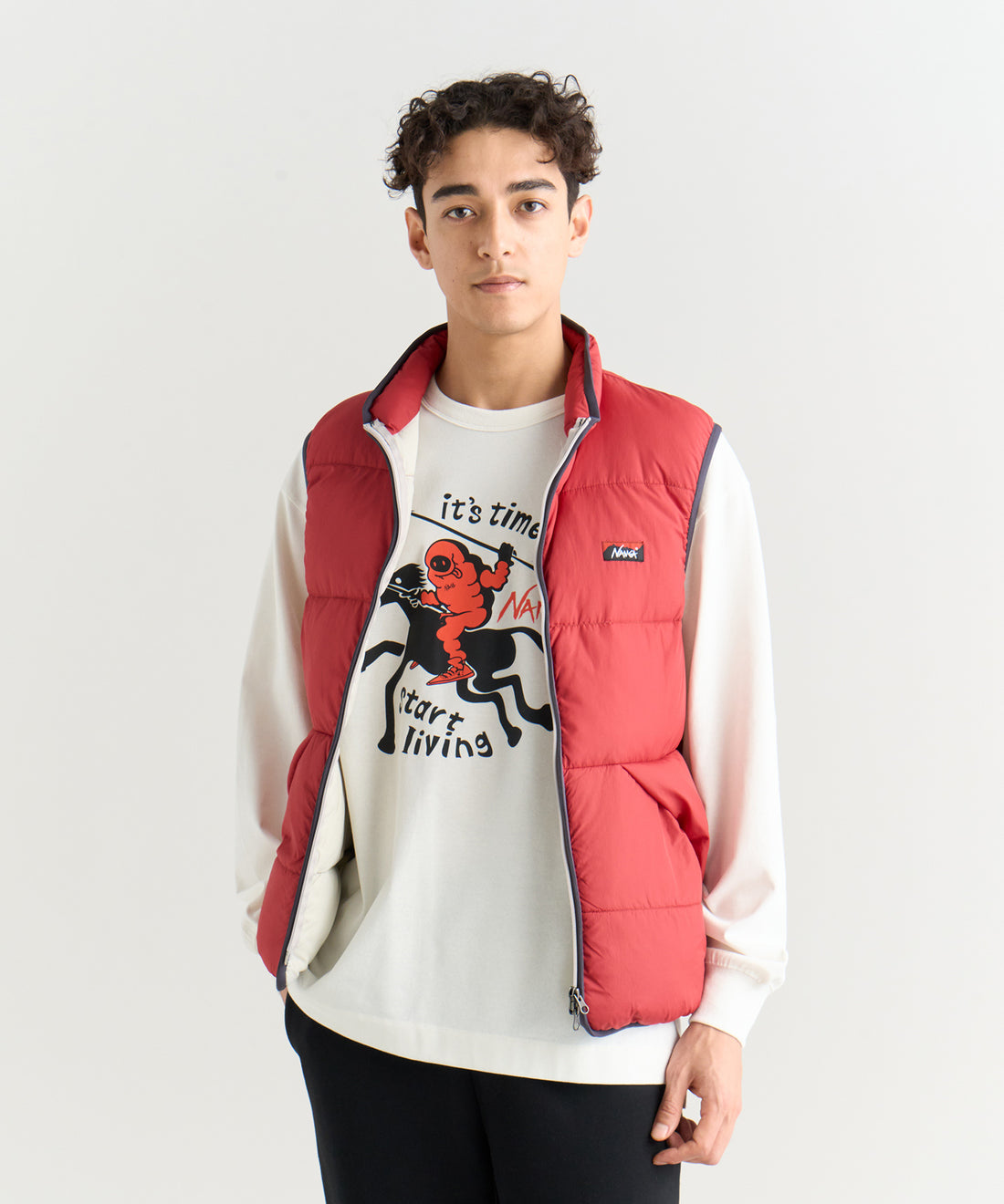 着用モデル：メンズ 183cm ／ 着用サイズ：L