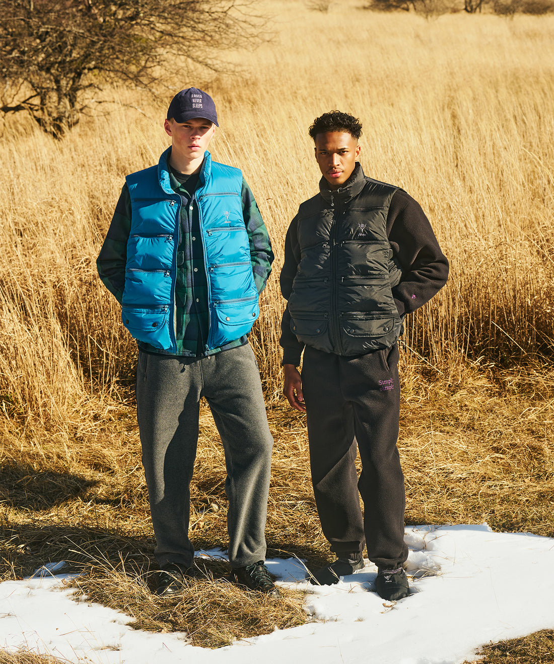 South2 West8 x NANGA Fishing Down Vest