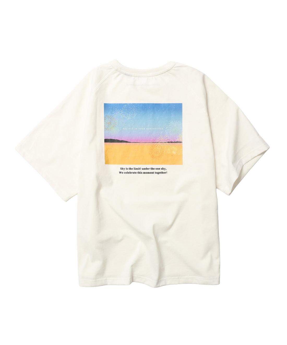 NANGA×LAKE BIWA FIREWORKS TEE