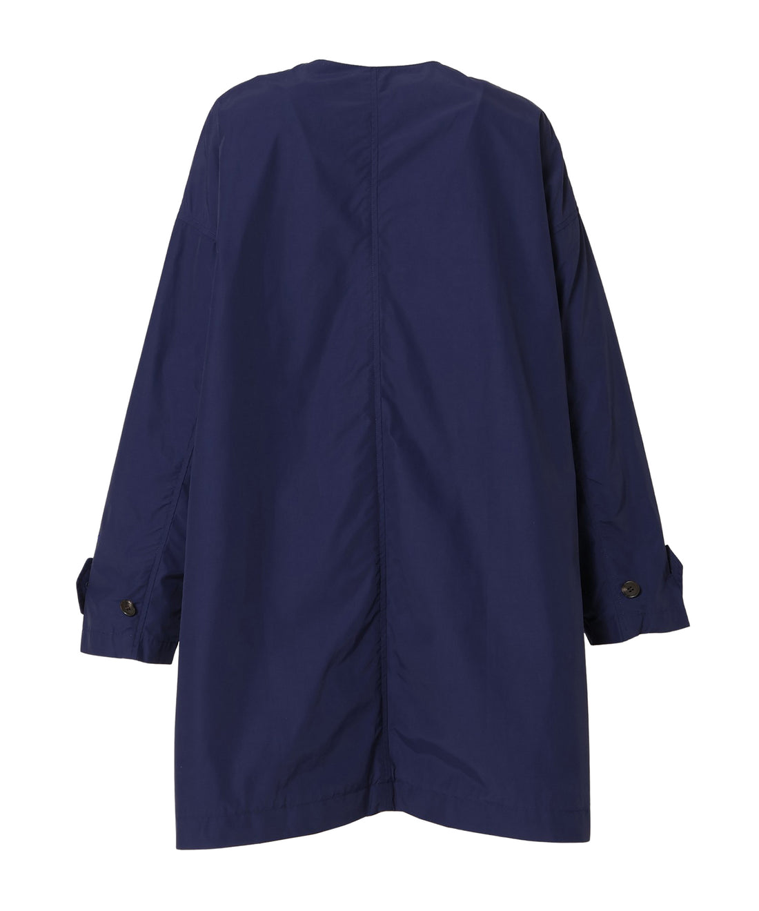 ナイロンコットンポプリン ノーカラーコート（ウィメンズ）