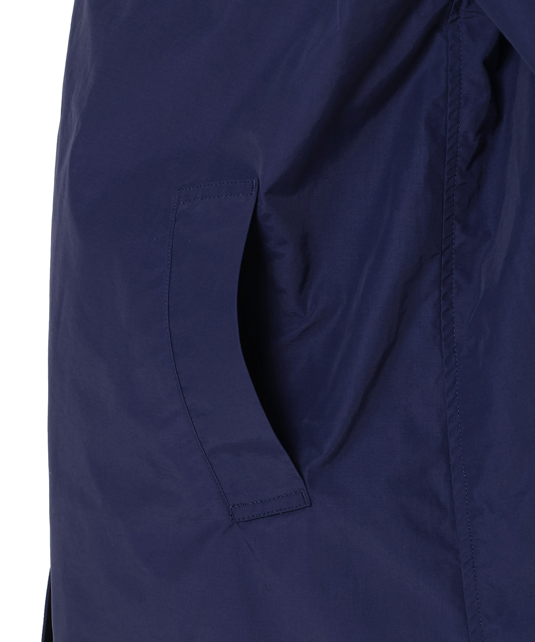 ナイロンコットンポプリン ノーカラーコート（ウィメンズ）