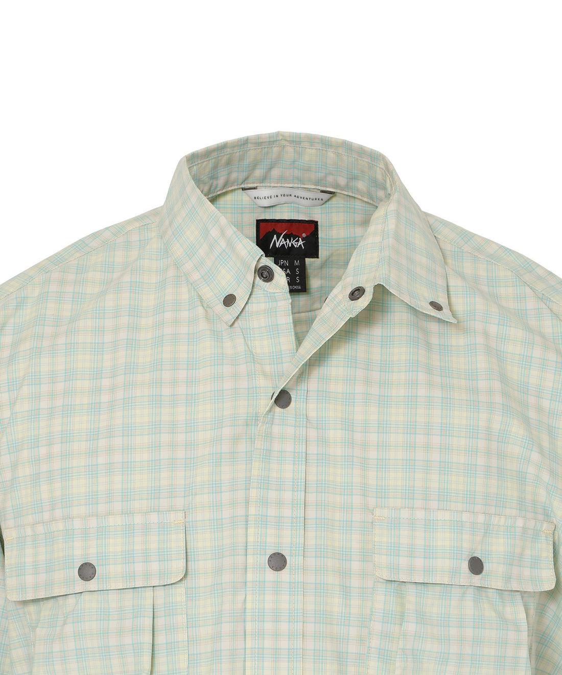 ミニプレイド キャンプシャツ