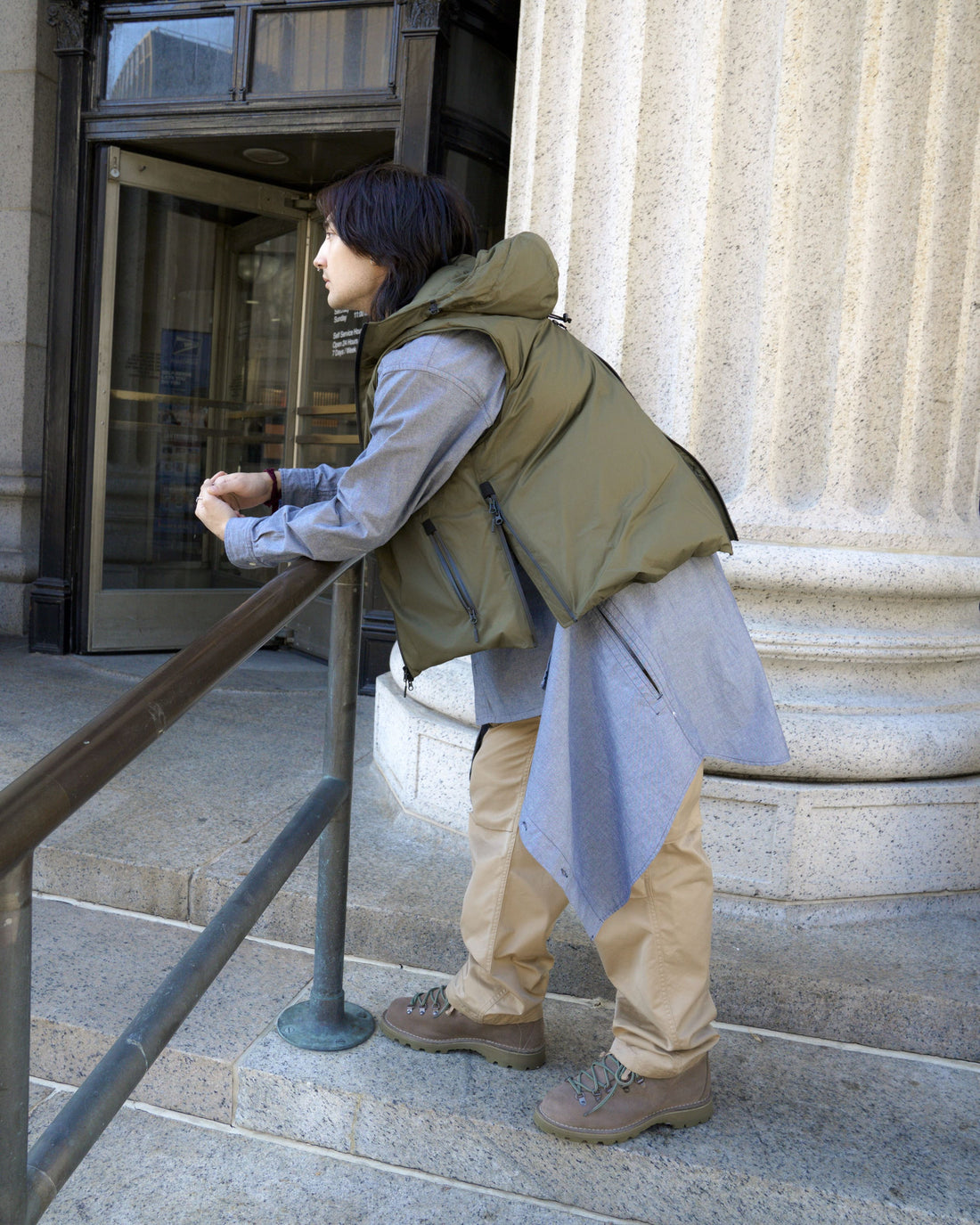 NANGA×ENGINEERED GARMENTS ZIP VEST