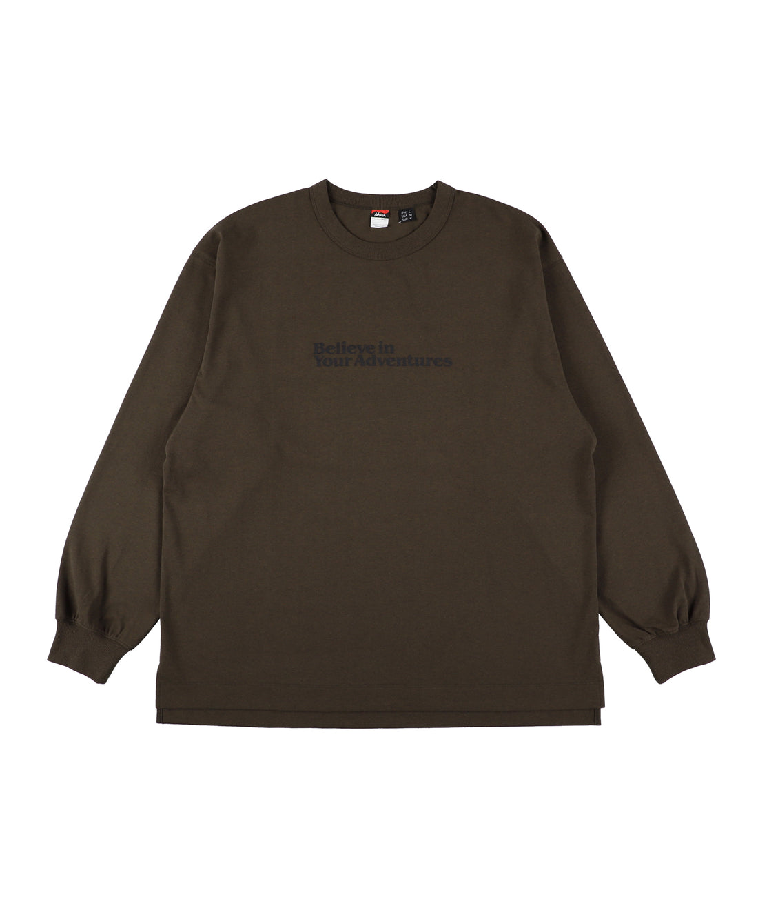エコハイブリッド メッセージ ロングスリーブTシャツ