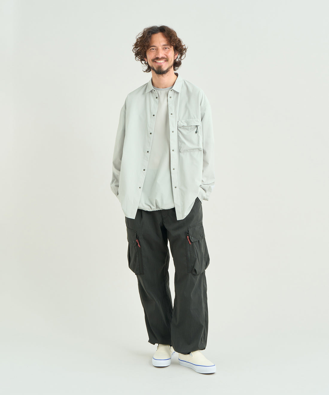 着用モデル：メンズ 181cm ／ 着用サイズ：L