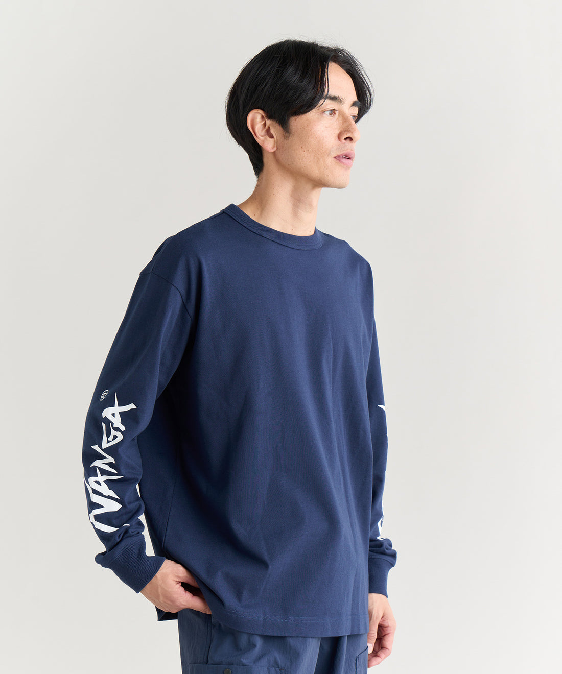 エコハイブリッド スリーブ ロゴ ロングスリーブTシャツ