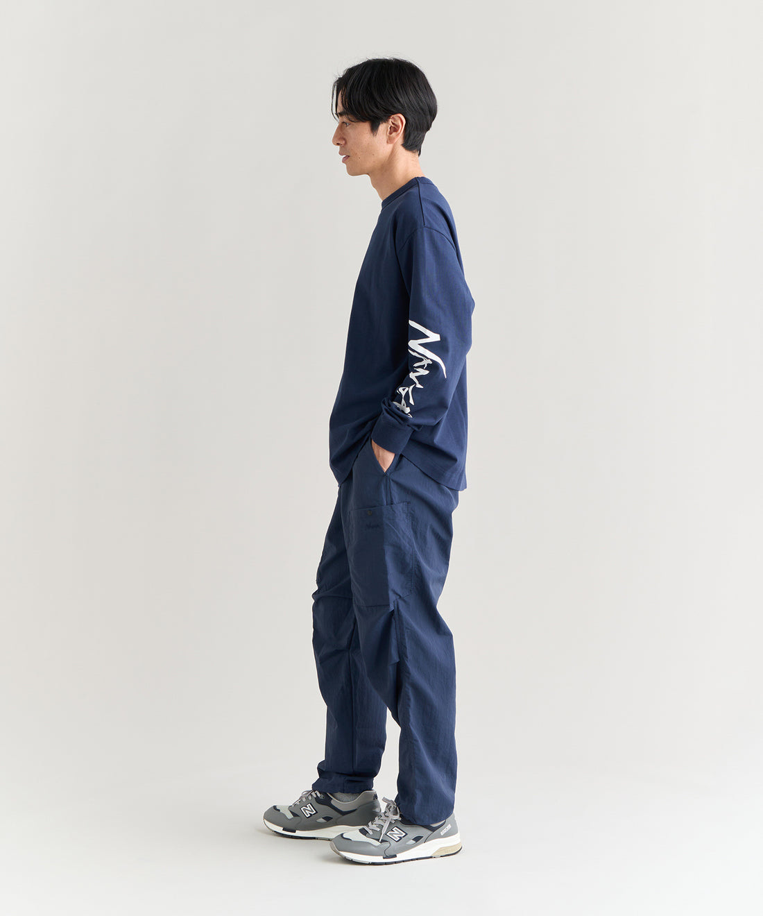 エコハイブリッド スリーブ ロゴ ロングスリーブTシャツ