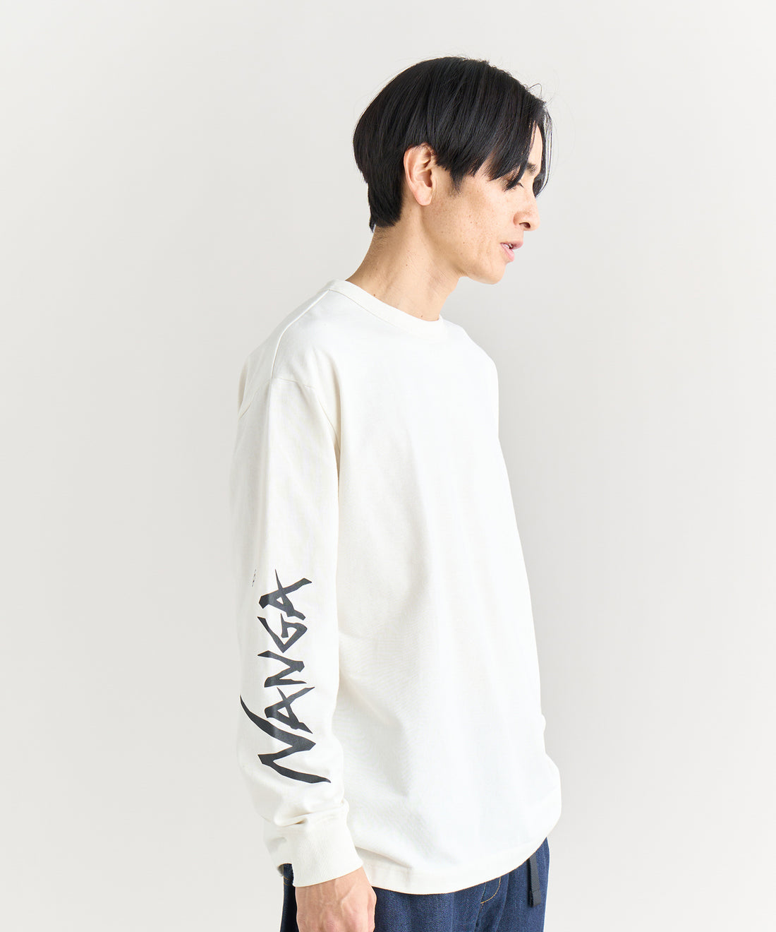 エコハイブリッド スリーブ ロゴ ロングスリーブTシャツ