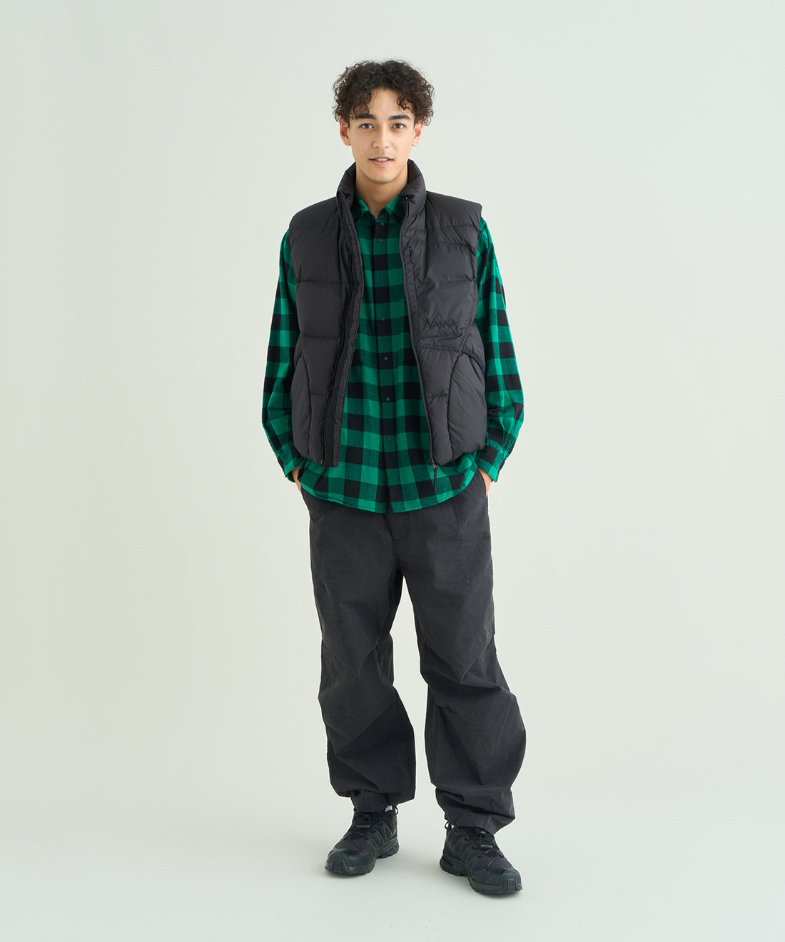 着用モデル：メンズ 183cm ／ 着用サイズ：L