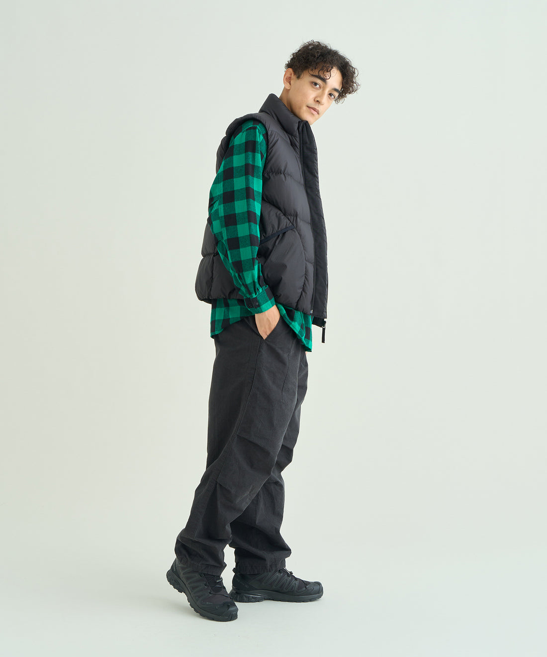 着用モデル：メンズ 183cm ／ 着用サイズ：L