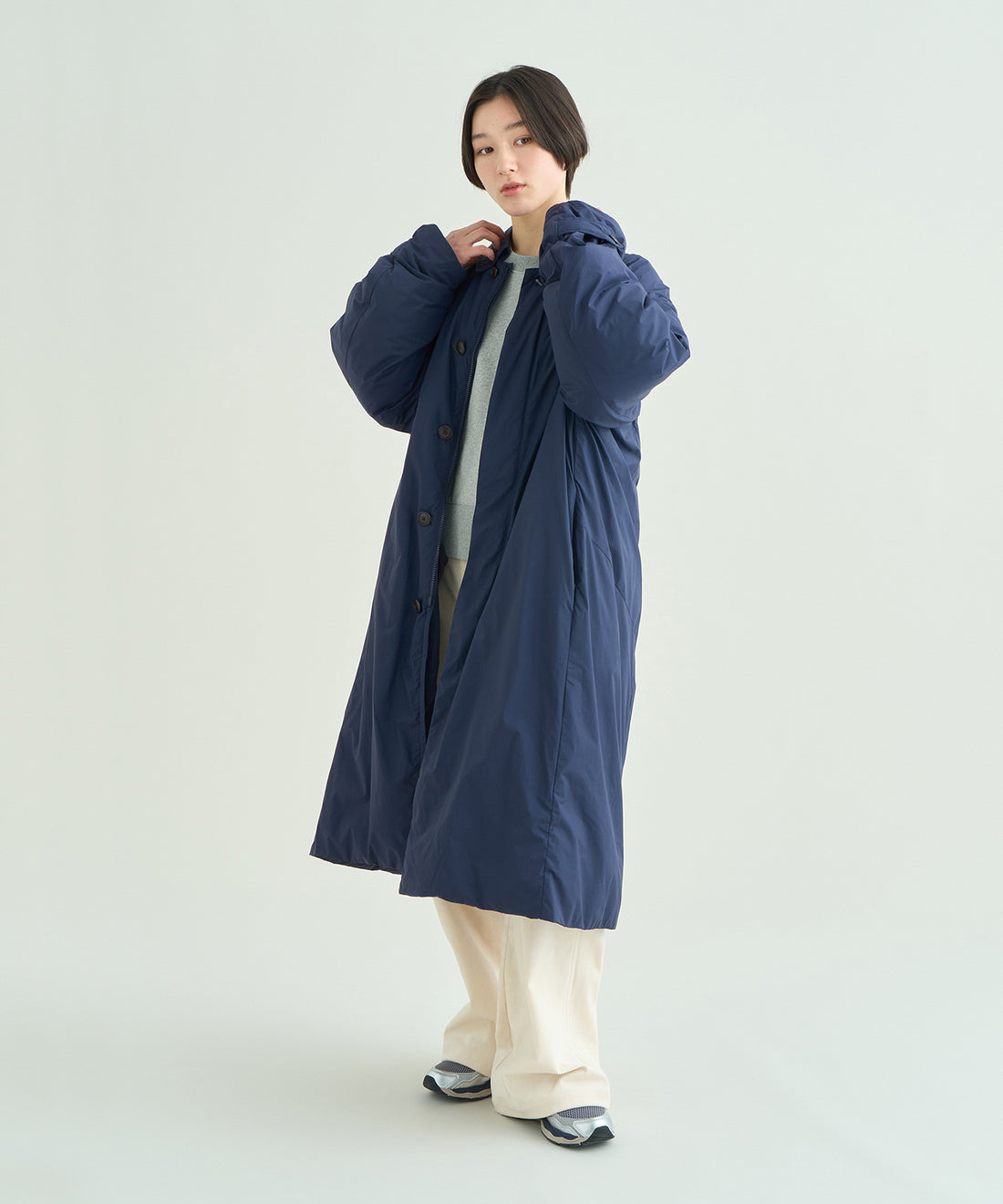 着用モデル：ウィメンズ 168cm ／ 着用サイズ：L