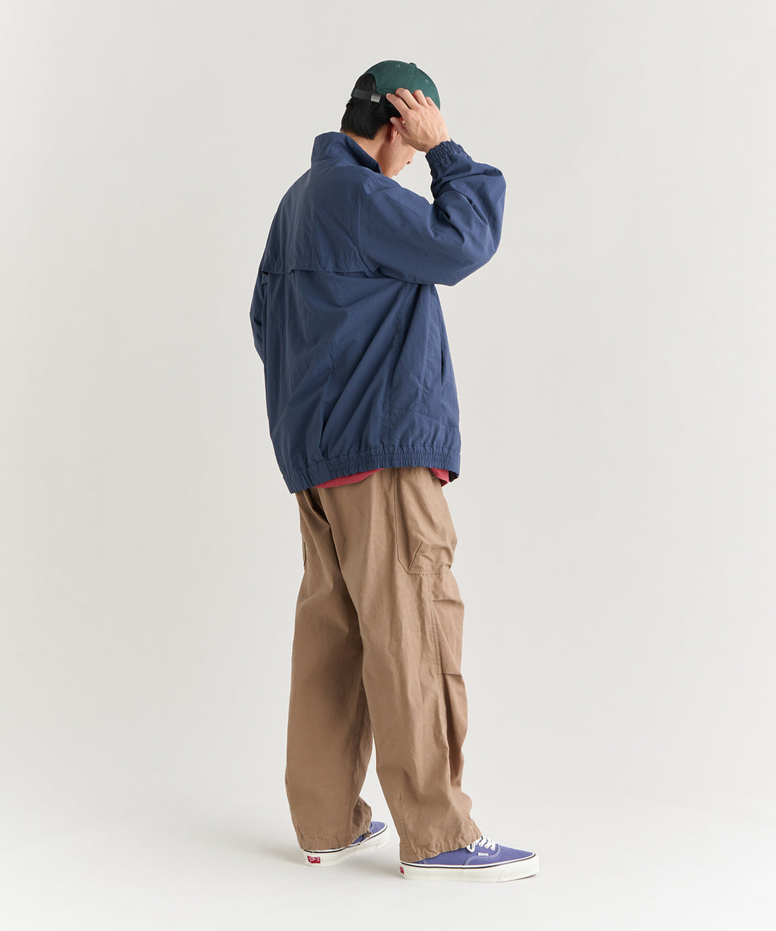 ナイロンタッサー トラックジャケット
