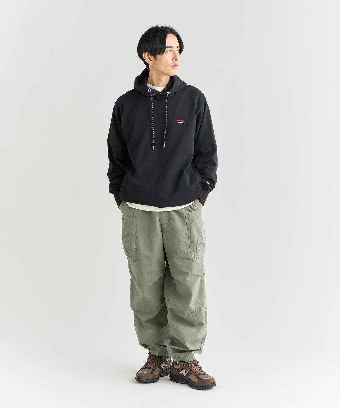 着用モデル：メンズ 180cm ／ 着用サイズ：L