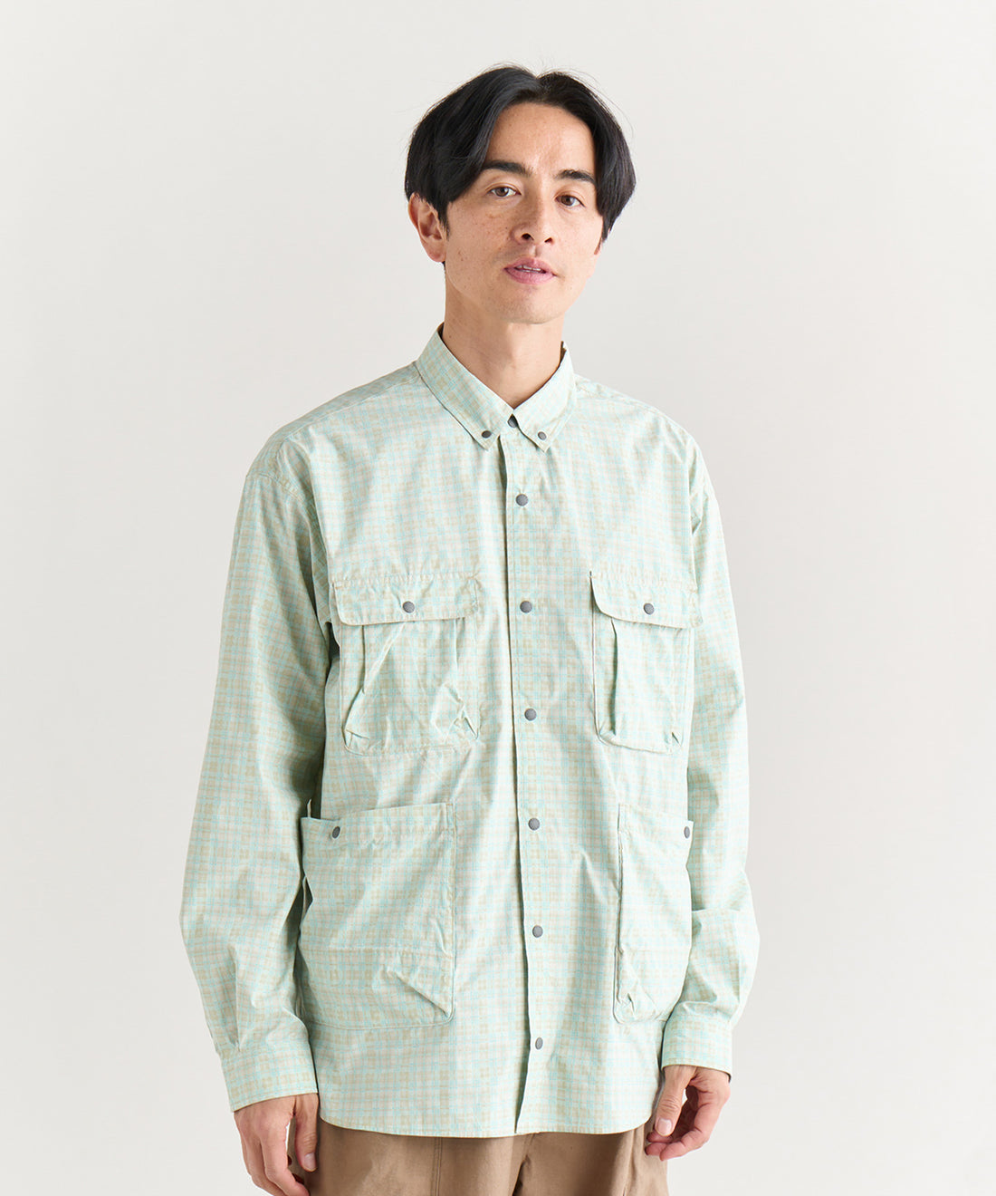 着用モデル：メンズ 180cm ／ 着用サイズ：L