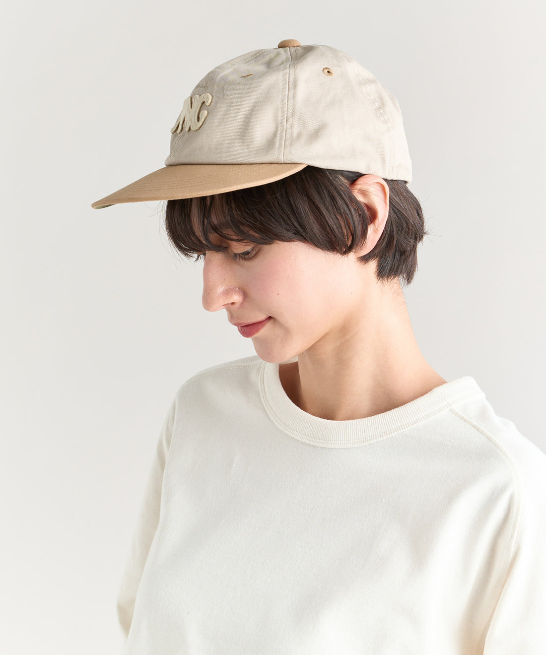 コットンツイル バイカラー キャップ