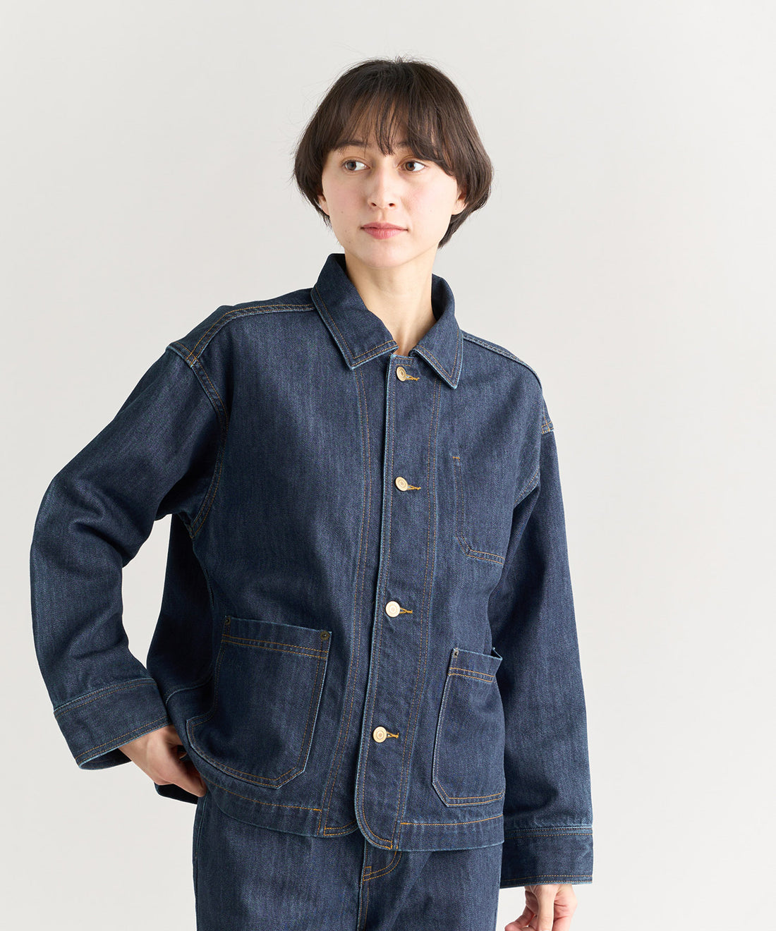 デニム ワークジャケット（ ウィメンズ）