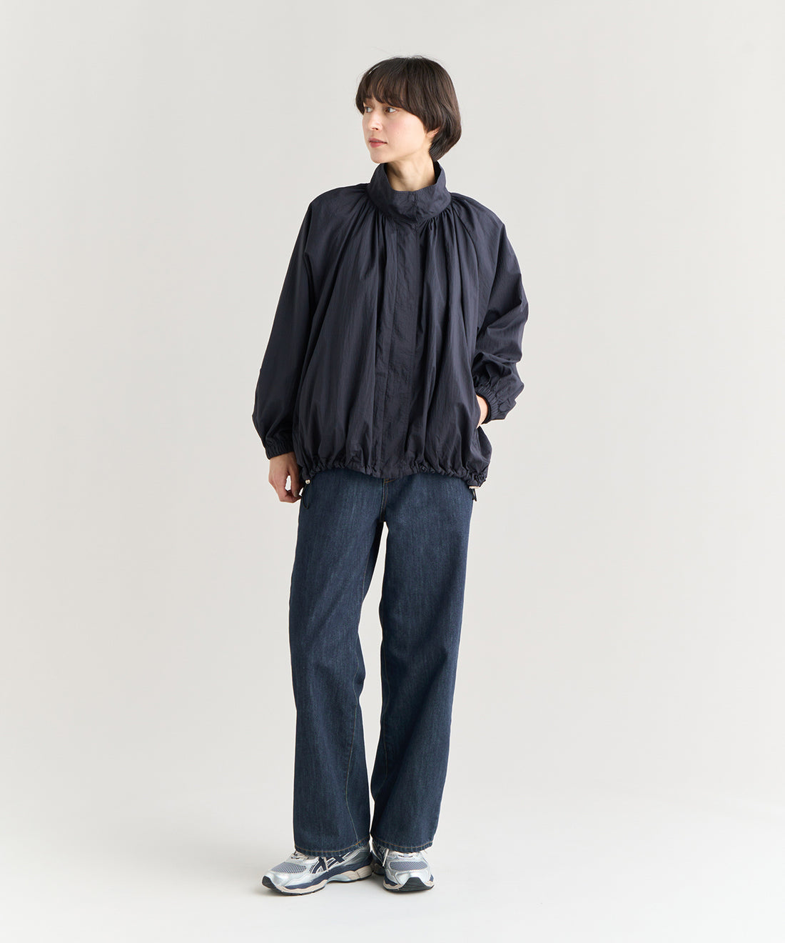 エコエアナイロン ギャザーブルゾン（ ウィメンズ）