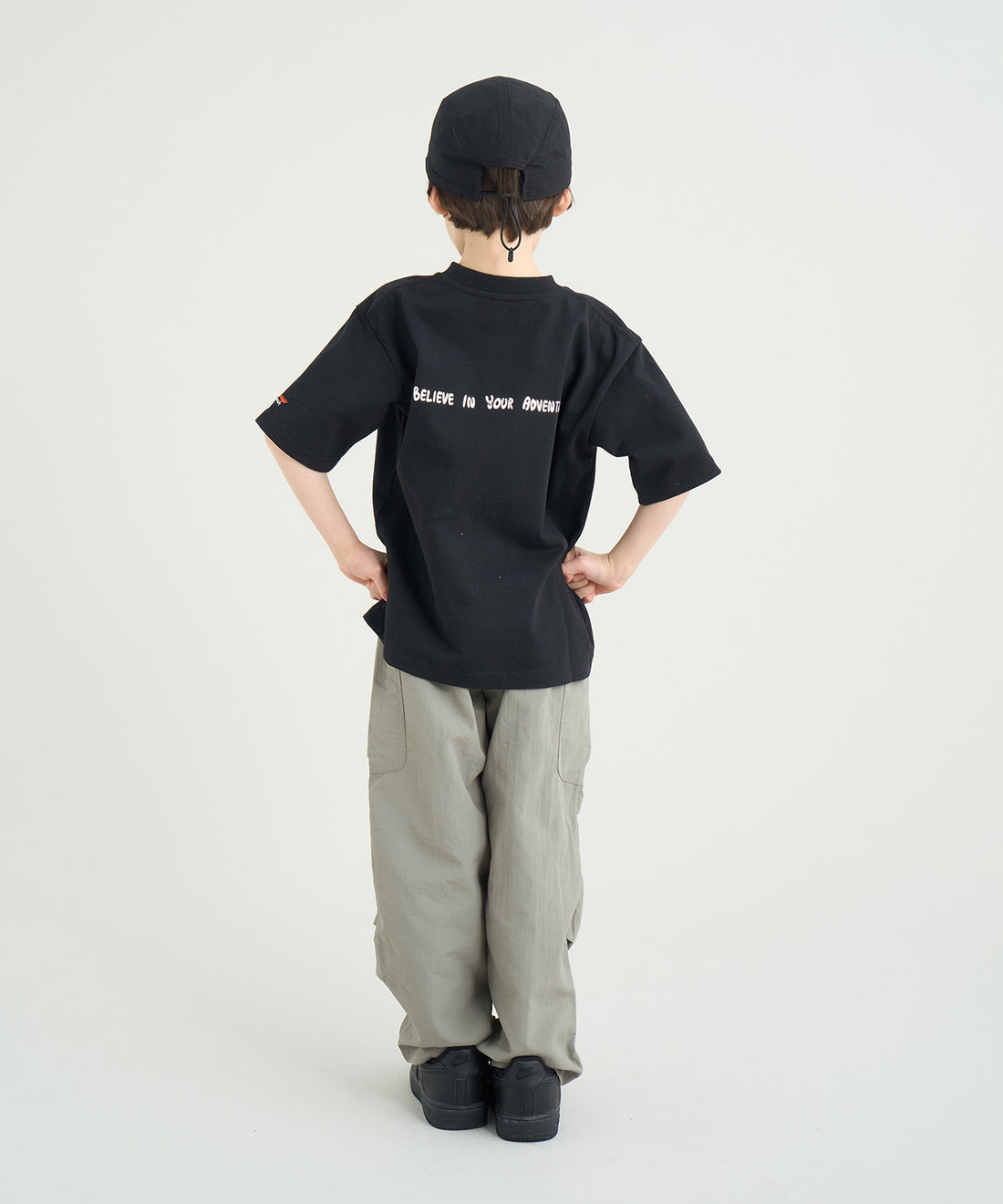 ナイロンタッサー キッズ トラックパンツ