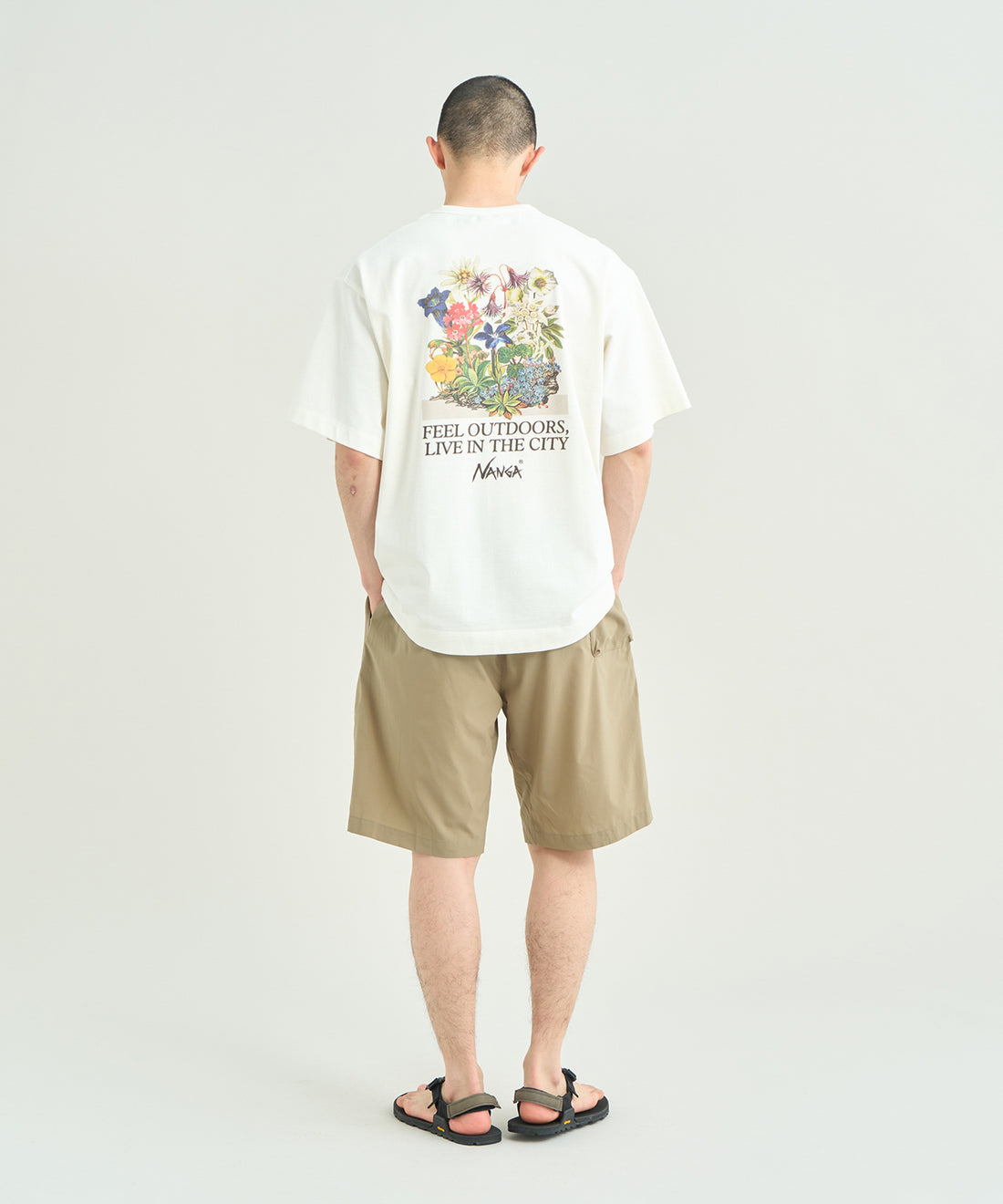 エコハイブリッド ビンテージフラワー Tシャツ
