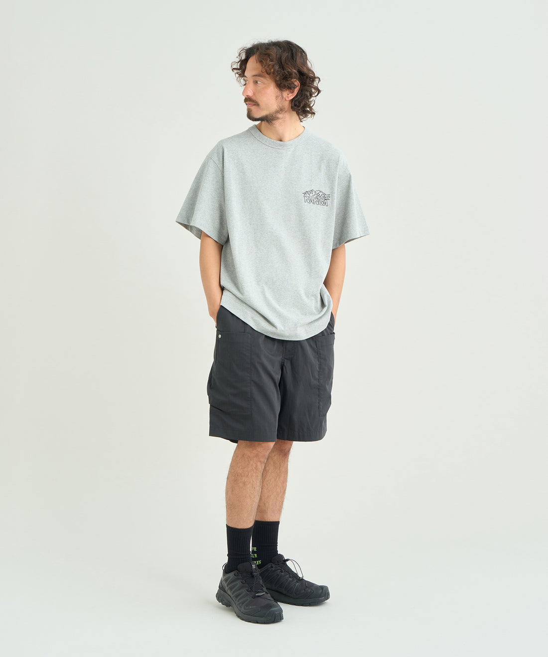 エコハイブリッド ラインドローイン Tシャツ