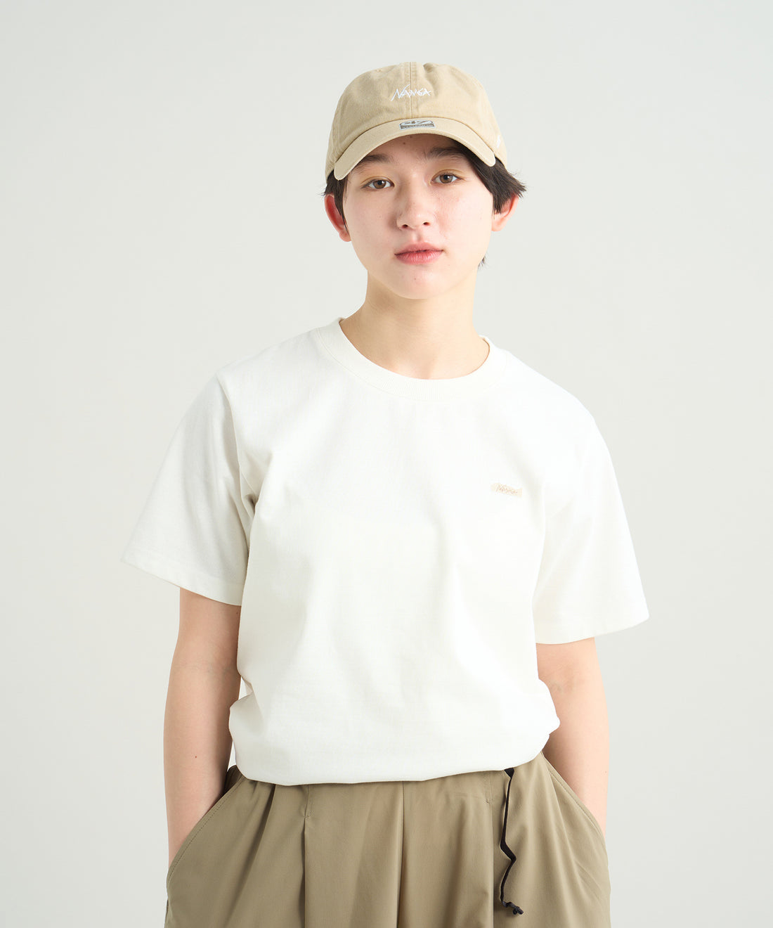 エコハイブリッド ボックスロゴ エンブロイダリーTシャツ（ウィメンズ）