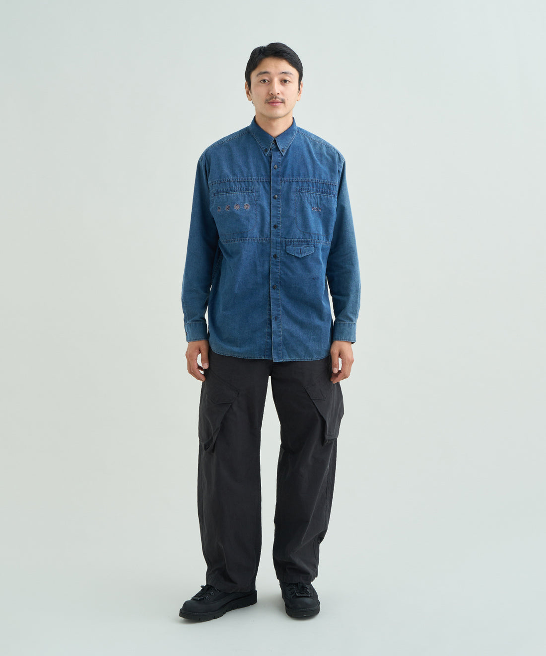 着用モデル：メンズ 185cm ／ 着用サイズ：L