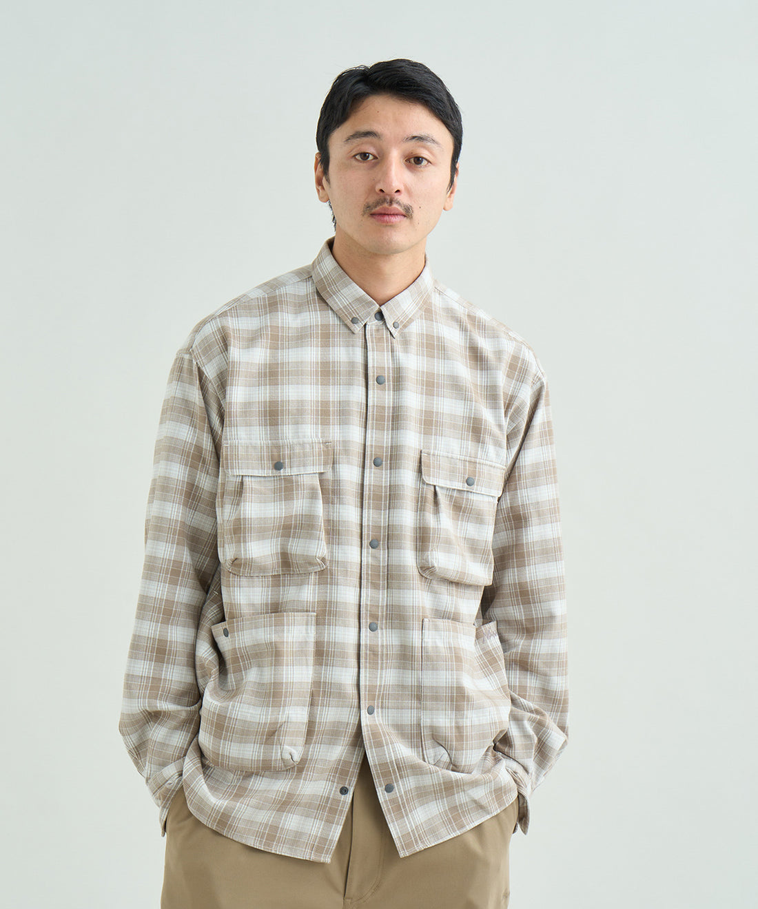 着用モデル：メンズ 185cm ／ 着用サイズ：L