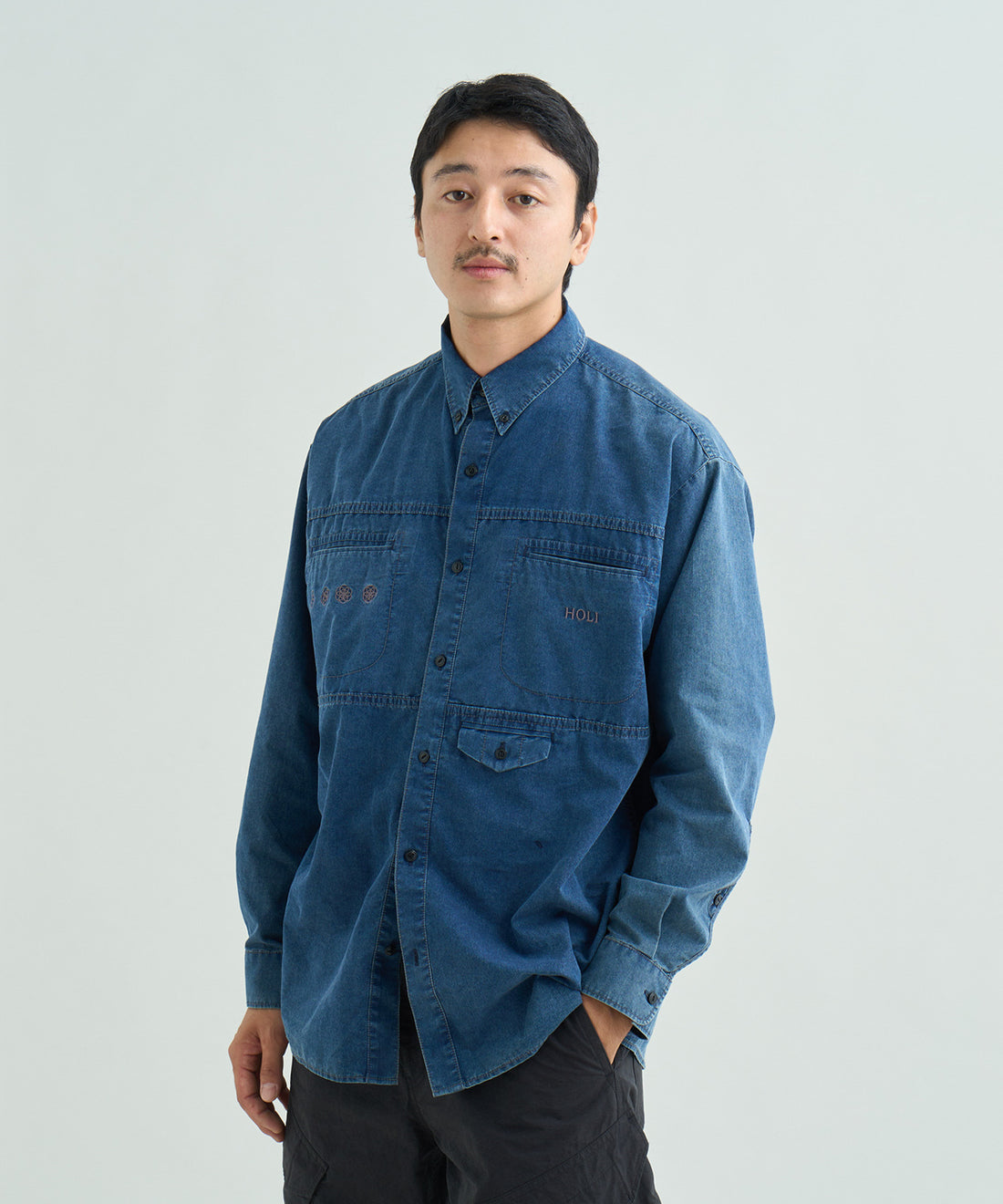 着用モデル：メンズ 185cm ／ 着用サイズ：L