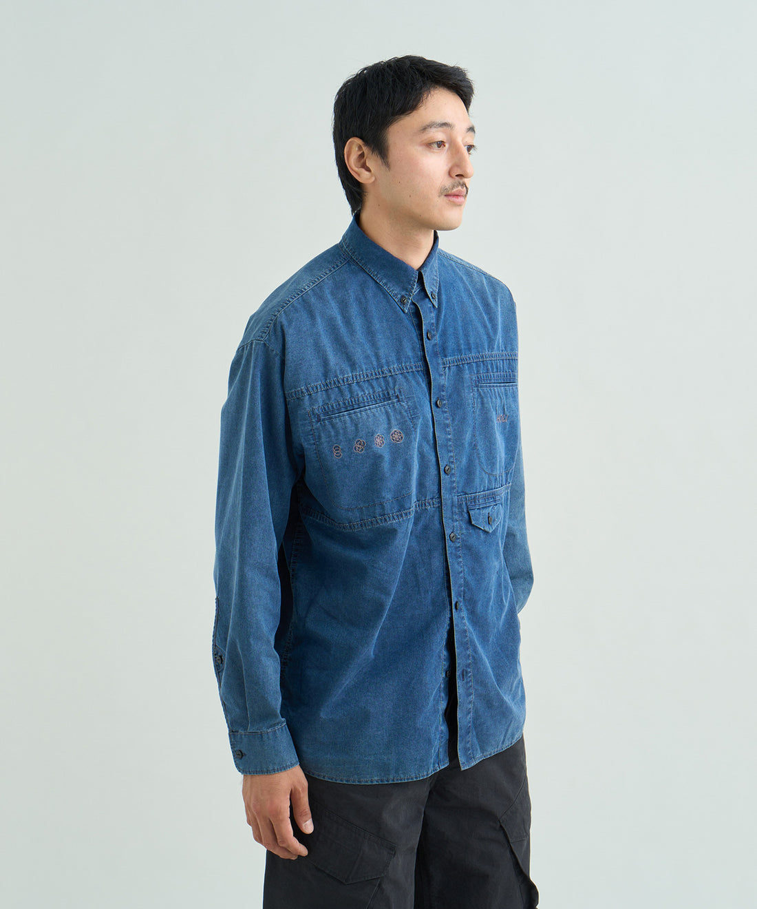着用モデル：メンズ 185cm ／ 着用サイズ：L