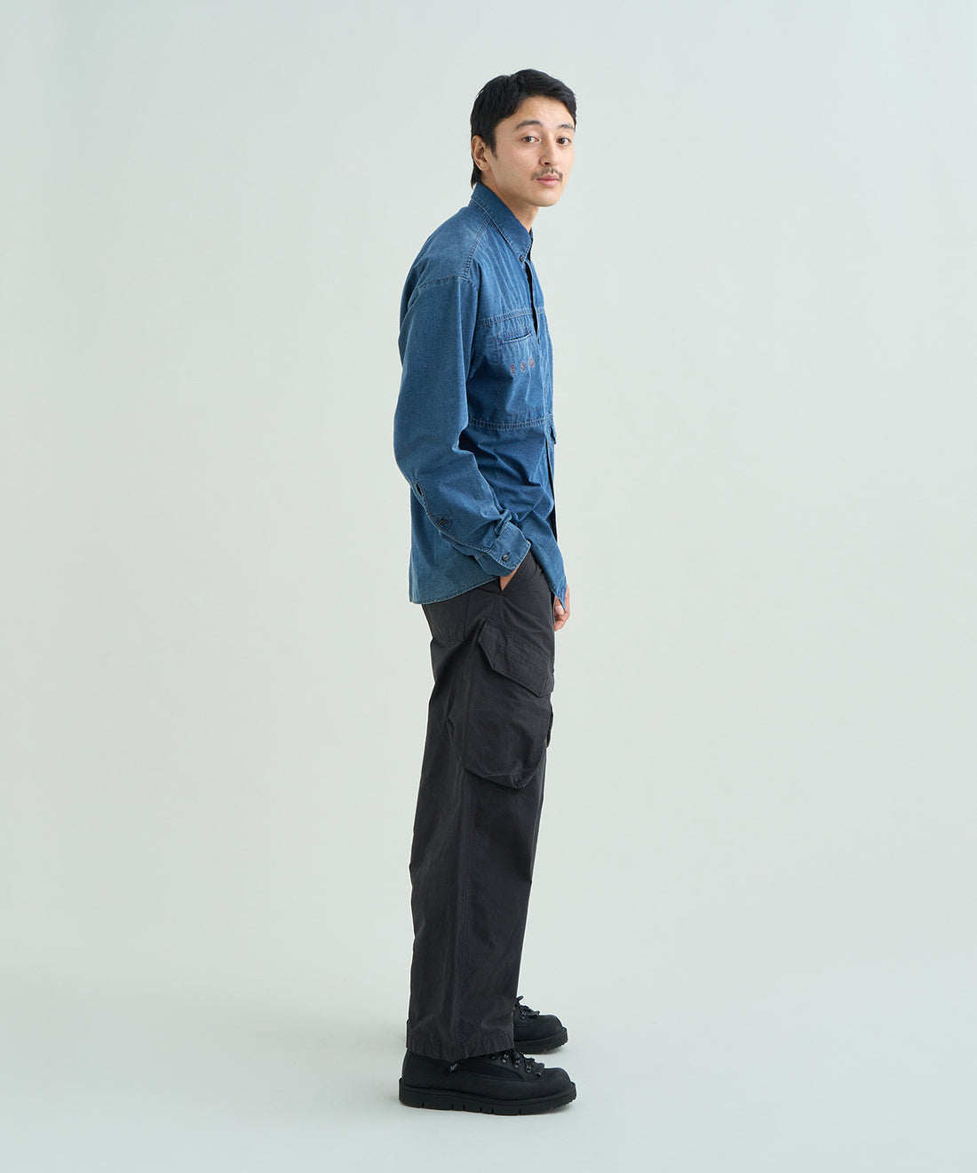 着用モデル：メンズ 185cm ／ 着用サイズ：L