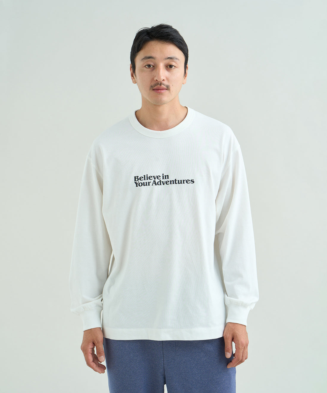 エコハイブリッド メッセージ ロングスリーブTシャツ