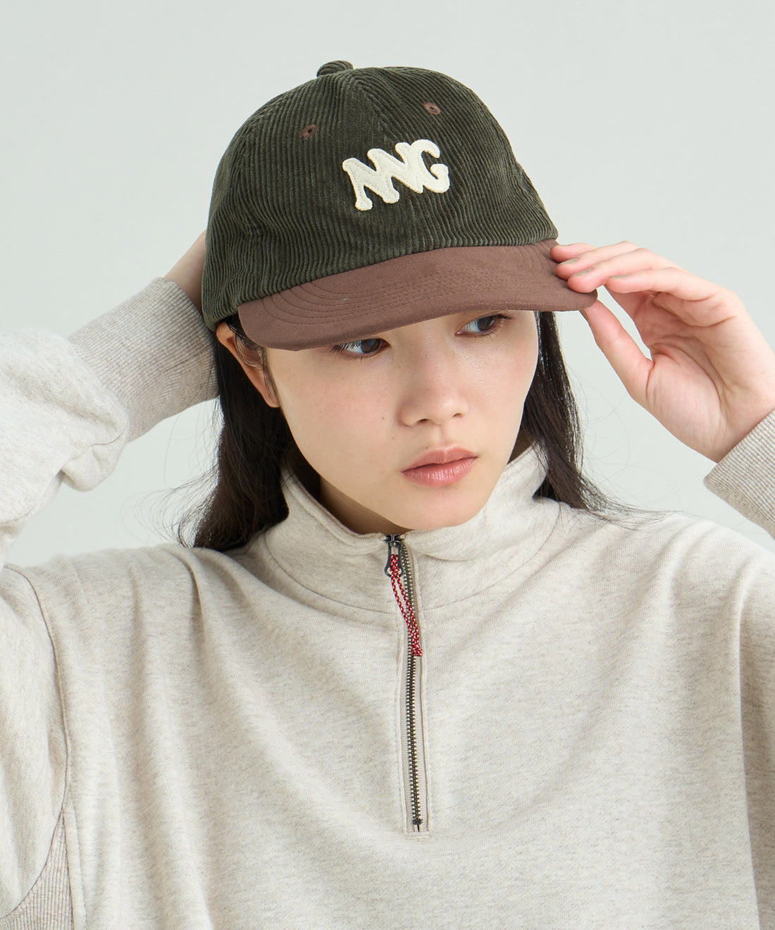 コーデュロイ NNG ロゴキャップ