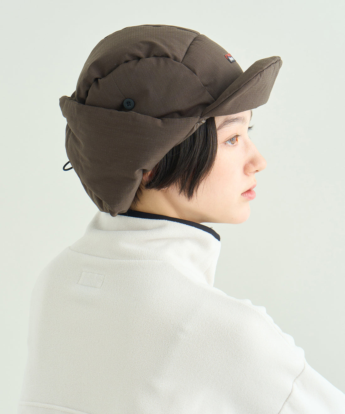 ヒノックリップストップ ダウンイヤーフラップキャップ