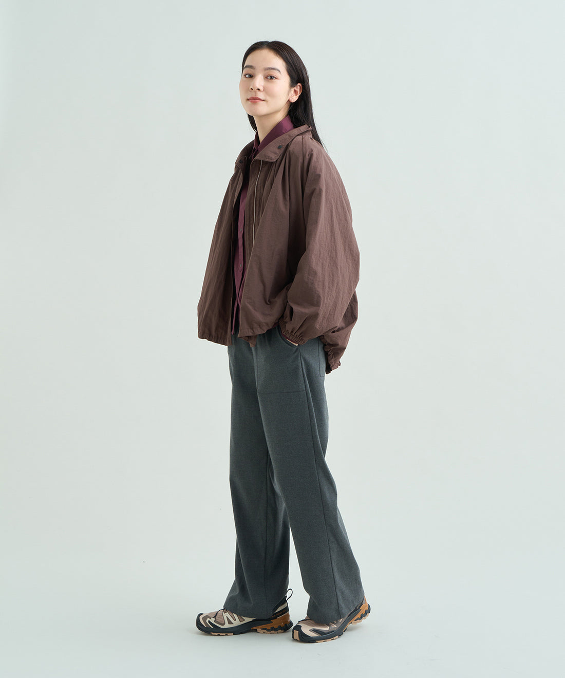 着用モデル：ウィメンズ 168cm ／ 着用サイズ：WM